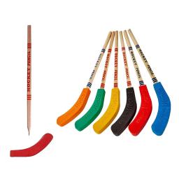 Lápis de hóquei e borrachas para crianças, lápis para estudantes, fãs de esportes, presentes de aniversário, 9 ", 6pcs - Image 4