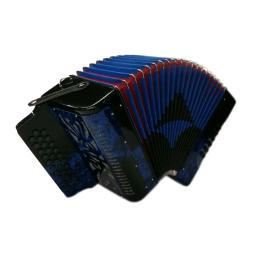SEASOUND-JB3112C Instrumento Acordeão Profissional, 12 Baixo Botão Vermelho, Acordeon Multi-Estilo, Botão 31 - Image 2