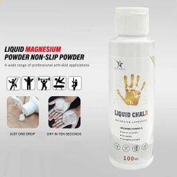 100/200ml giz líquido esportes pó de magnésio fitness levantamento de peso anti deslizamento creme aperto levantamento de peso escalada ginásio esportes - Image 5