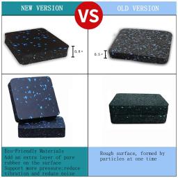 ABVB-6Pcs esteira esteira equipamentos de fitness isolamento acústico absorção de choque almofada chão proteção pisos madeira - Image 2