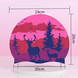Toucas de natação com estampa de alces, tamanho grande, cabelo longo, proteção para os ouvidos, touca de natação para mulheres, silicone, acessórios para piscina - Image 6