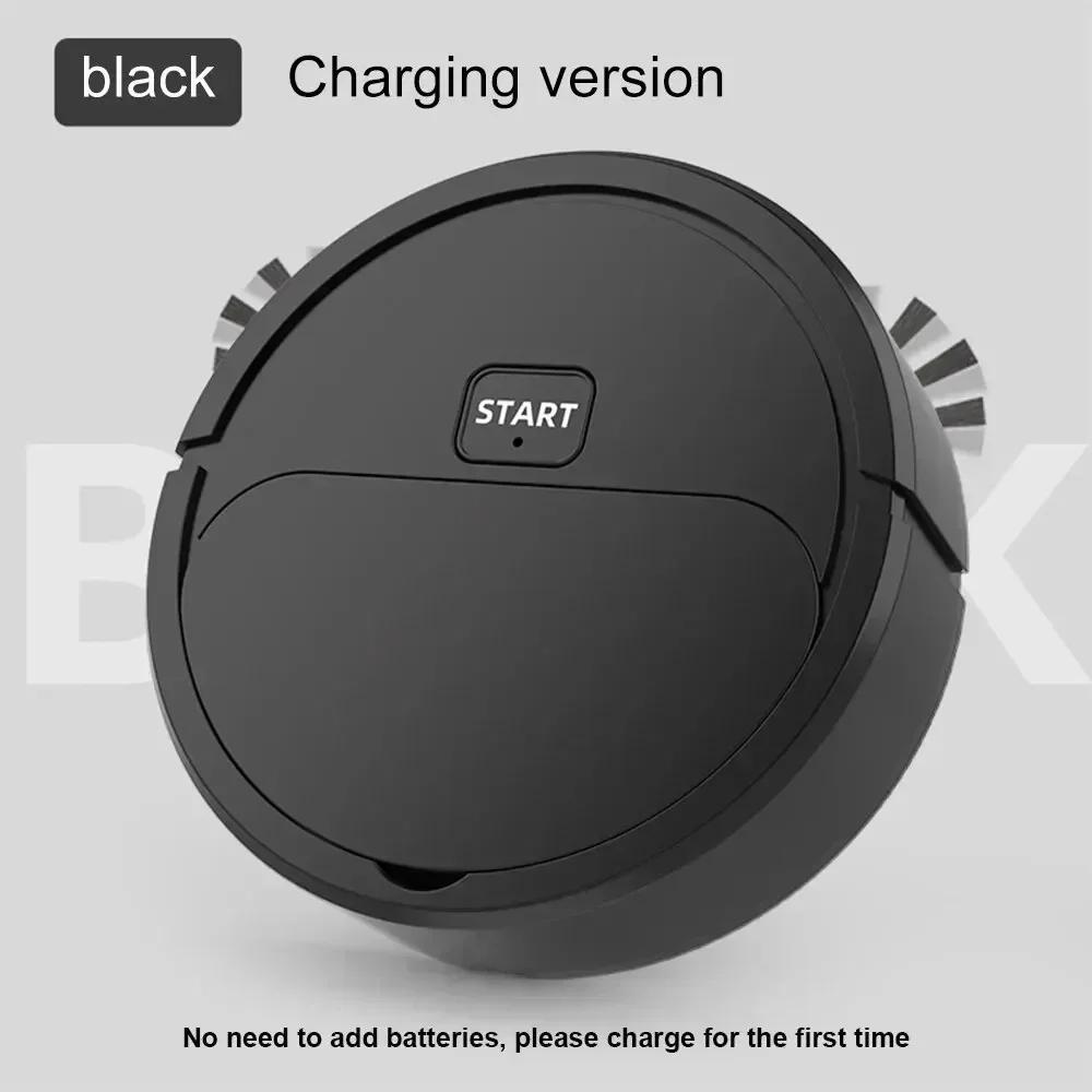 Mini máquina automática de limpeza doméstica, Robô varrição inteligente, Mop Aspirador de pó, Carregamento USB, Brinquedos Presente, Novo modelo, 2 em 1, 2024 - Image 1