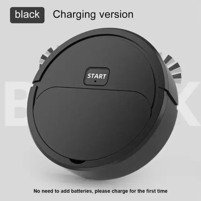 Máquina Automática de Limpeza 2 em 1: Robô Aspirador e Mop Inteligente com Carregamento USB - Novo Modelo 2024