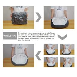 Cama espessa de algodão PP para animais, caverna, sofá, cachorro pequeno, cama de gato - Image 3