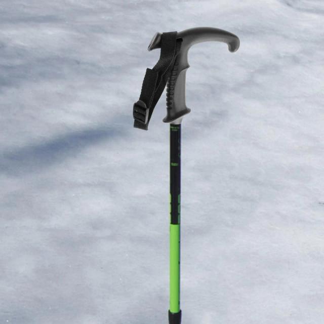 Punho Ergonômico para Trekking e Caminhadas: Bengala Multifuncional com Aperto de Mão para Mochila e Escalada