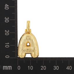 18K banhado a ouro alfabeto inicial pingente encantos, colar, Hip-Hop, jóias com nome personalizado, 26 letras, A-Z - Image 6