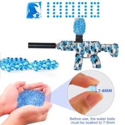 Pistola elétrica de brinquedo, bala de água automática contínua, armas de airsoft, arma de respingos, jogo ao ar livre, armas de brinquedo cs para adultos e crianças - Image 2