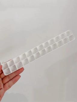 Caixa de armazenamento para estudantes de arte, paleta de pintura sólida, ferramentas portáteis, material escolar, 12 24 cores - Image 4