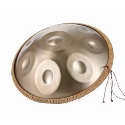 Tambor de aço Handpan para meditação Yoga, instrumentos musicais, D Minor Gold Pantam, 440HZ, 10 in, 12 in, 22 in, 432HZ, 9 Notes - Image 5