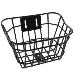 Cesta de bicicleta dianteiro traseiro crianças cestas meninas guiador ciclismo ciclo armazenamento rattan triciclo rack bicycyle toddlers legal malha arame - Image 1