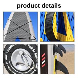 Prancha inflável de PVC de pé, prancha de pá, prancha de SUP, prancha para praia à beira-mar, esqui aquático, prancha de surf, esporte aquático - Image 4