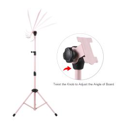 Destacável portátil Metal Music Stand, instrumentos musicais para piano, violino, folha de guitarra, acessório musical, preto e rosa - Image 4