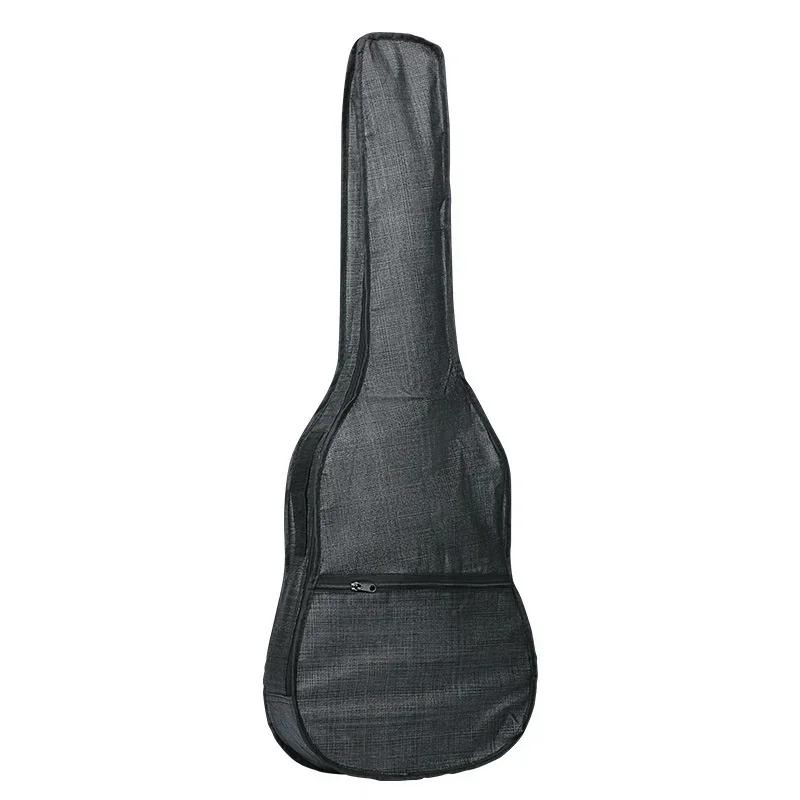 Saco de guitarra mochila saco de armazenamento protetor bandolim madeira baixo carry case à prova dwaterproof água alças duplas clássico caso guitarra acústica - Image 1