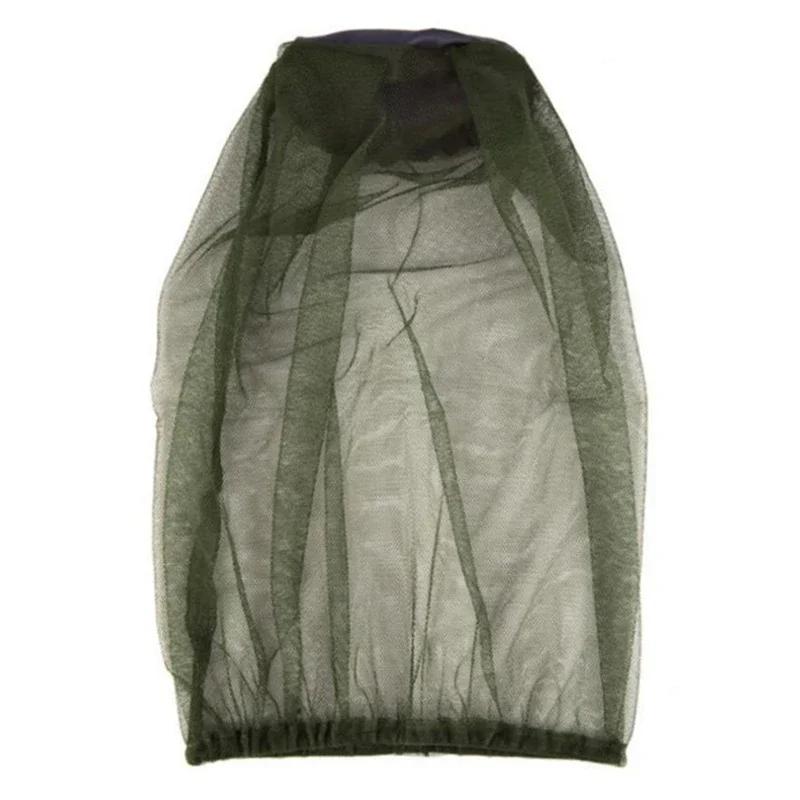 Tampa de pesca de malha respirável para homens e mulheres, anti-mosquiteiro, ajustável, viagens ao ar livre, camping, 1pc - Image 1