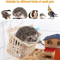 Cama Pendurada na Gaiola para Hamster, Rede, Acessórios para Animais, Papagaio, Rato, Voando, Rato, Pássaro, Cobaia - Image 4