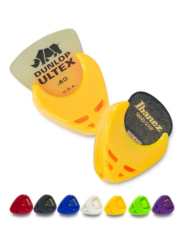 Conjunto de 6 Suportes Adesivos para Palhetas de Guitarra em Cores Sortidas - Acessórios Essenciais para músicos