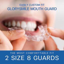 Bruxism Boxing Mouth Guard, protetor bucal para moer os dentes, atualizado guardas noturnos para moer, 2 tamanhos - Image 3