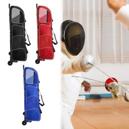 Bolsa de Transporte para Espada de Esgrima com Rodas, Impermeável, Portátil, Resistente ao Desgaste, para Entusiastas e Iniciantes em Treinamento de Esgrima - Image 4