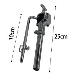 Heavy Duty Drum Stand Holder, acessório universal, braço de tambor curto, montagem para pratos Stand, Single Tom - Image 4