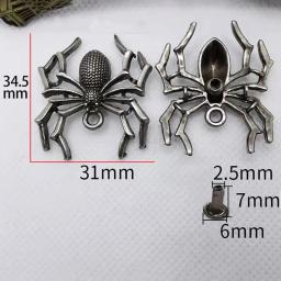 Spider Concho Rebites Studs, Spikes Tacks para Decoração de Couro, Bag Belt Roupas Sapatos, Têxtil DIY Craft Acessórios, 5 Pcs - Image 2