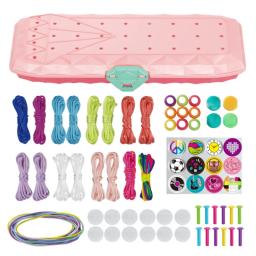 Kit de fazer pulseiras para crianças, amizade, tranças DIY, joias Artes Artesanato Brinquedos, favores de festa para meninas, presente infantil criativo - Image 2