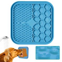 Alimentador lento lambendo esteira para animais de estimação, lambendo esteira, banhando distração pad, cão e gato suprimentos, cachorro e gatinho dispensador - Image 1