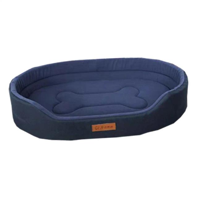 Cama oval antiderrapante e respirável para cães e gatos - Ideal para veículos e uso interno e externo