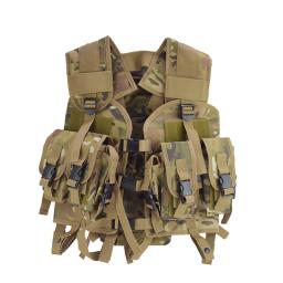 Airsoft Paintball Combat colete protetor para homens, colete tático com bolsa de água, 97 selo - Image 6