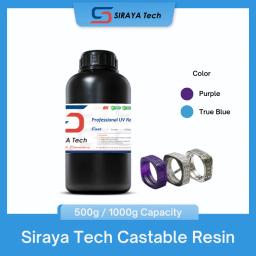 Siraya Tech-3D Casting Resina para Joias, Mais fácil de queimar e imprimir Clean Burnout, Peças de Metal Fundido, 1kg, 500g - Image 1