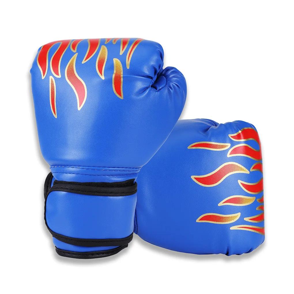 Luvas de boxe de algodão PU para crianças, treinamento de socos, esporte, trem, batendo, protetor de mão, 1 par - Image 1