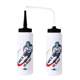 Livre 1000ml de hóquei no gelo garrafa de água portátil grande capacidade de futebol garrafa de lacrosse clássico ponta estendida design esportes engrenagem - Image 2