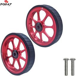 Push Wheel para bicicleta dobrável, roda fácil para Brompton, Birdwheel, birdy, easywheel, 82mm - Image 4