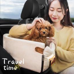 Cama de proteção para pets, portátil, controle de segurança, assento de transporte, protetor para cães, gatos e filhotes pequenos chihuahua - Image 1