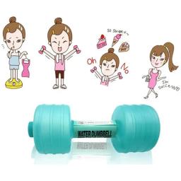 Haltere de Fitness Ajustável com Tampas Duplas, Halteres De Água, 1kg, Home Gym, Ferramentas Para Perda De Peso, Ioga, Exercício, Negócios - Image 3