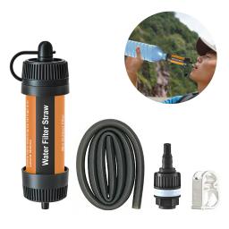 Filtro de água portátil, Purificador de água ao ar livre Equipamento de sobrevivência para acampar Caminhadas, Mochila, Preparação de emergência - Image 1