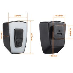 WEST BIKING Mini Luz Da Bicicleta Impermeável Recarregável USB Capacete Lanterna Traseira Para Bicicleta LED Noite de Segurança Equitação Luz Da Cauda - Image 5