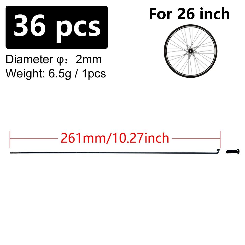 Tanke raios de bicicleta fio com mamilos para 26/27.5/29 Polegada roda mtb bicicleta estrada 304 aço inoxidável alta resistência raio 36 pçs - Image 1