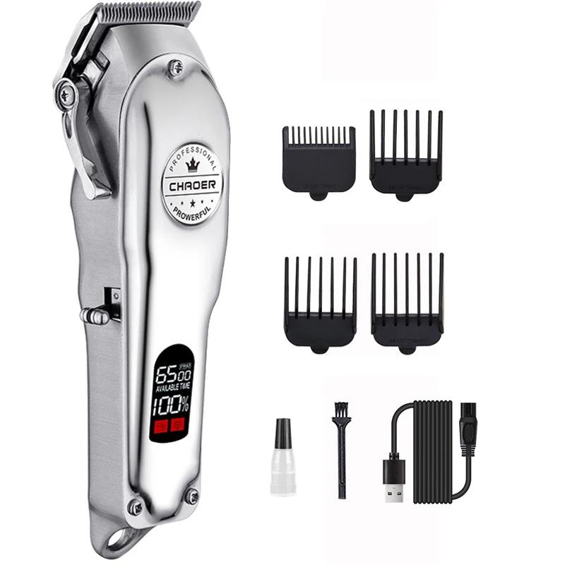 Profissional Dog Hair Clipper Todo o Metal Recarregável Pet Trimmer Cat Shaver Cutting Machine Puppy Grooming Haircut Low Noice - Image 5