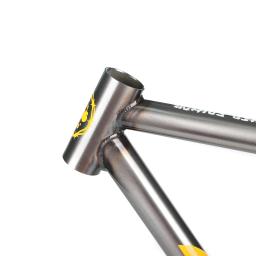 INTRO7-Fixed Gear Bike Frame, 700C Fixie bicicleta, ciclismo Framesets, 52 55cm, CR-MO - Image 4