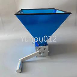 Triturador de cevada manual de 3 rolos, moinho de malte para fabricação caseira, moinhos de grãos com funil e suporte de base de metal - Image 3