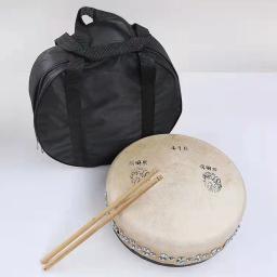 Tambor de mão peking instrumento de percussão de música instrumento de tambor portátil com tambor de couro 23cm - Image 1
