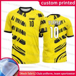 Impressão 3d personalizado número fãs camisa esportiva casual camiseta malha tecido de secagem rápida respirável confortável correndo topo - Image 6