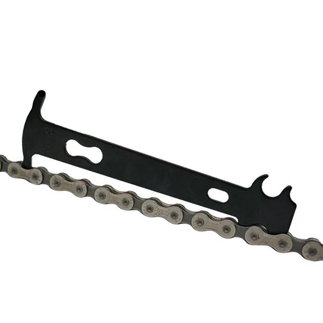 Lebycle 6 cores ferramenta indicador de desgaste da corrente da bicicleta links corrente verificador mtb bicicleta estrada liga alumínio reparação ferramentas precisas - Image 1