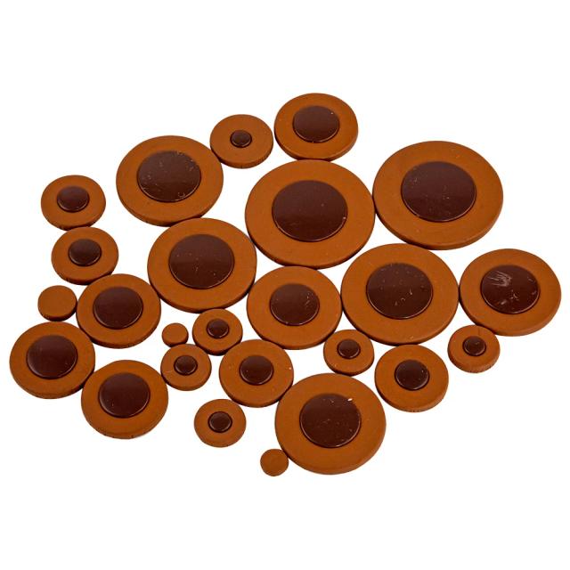 Yamaha Saxofone Alto Pads Deluxe com Ressuonador Plástico - Acessórios Premium para Saxofonistas