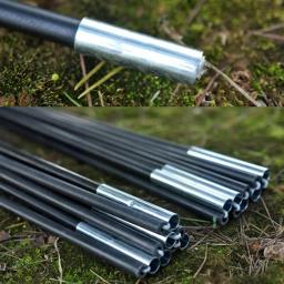 Portátil Fibra De Vidro Tent Rod para Acampamento Ao Ar Livre, Tenda De reposição Acessórios, Pólos De Substituição, Pólo De Apoio, P8V5, 2 Pcs por Conjunto - Image 1