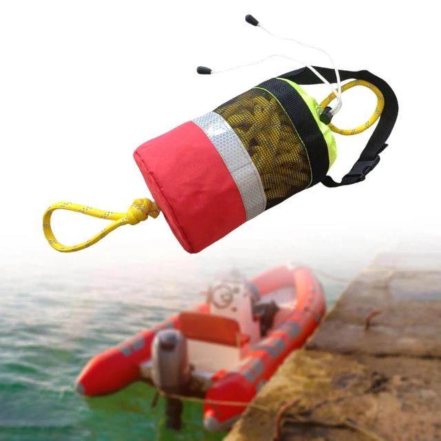 Bolsa Flutuante Multifuncional para Lançamento e Emergência: Ideal para Natação, Pesca no Gelo, Caiaque e Barco