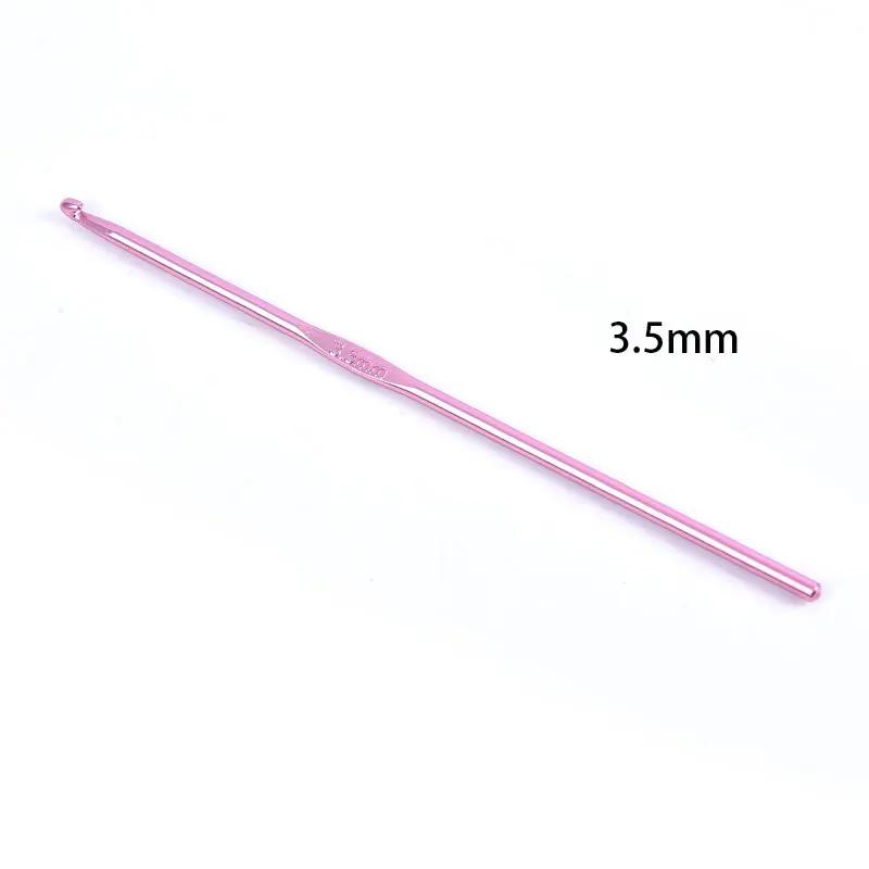 Alumínio Crochet Ganchos para Costura, Agulhas de Tricô, Crochet Hook, Sweater Weaving Tools, Knitting Tool, 3.5mm-5mm Tamanhos - Image 1