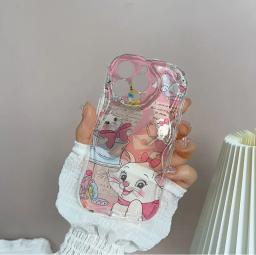 Capa de telefone com orelhas 3d marie cat, para motorola moto edge 50 ultra pro g84 g75 g60 g53 g52 g35 g05 g34 g22 g30 g14 e14 e22 e13 - Image 5
