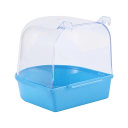Banheira Pendurada para Papagaio, Fácil de Instalar Budgie Cage, Pet Bird Bath Box, Water Shower Bowl, Small Bird Cage Acessórios - Image 5