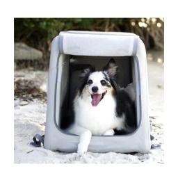 Canil portátil dobrável para cães Caixa dobrável, suporte removível de tecido, viagens internas e ao ar livre, melhor viagem - Image 2